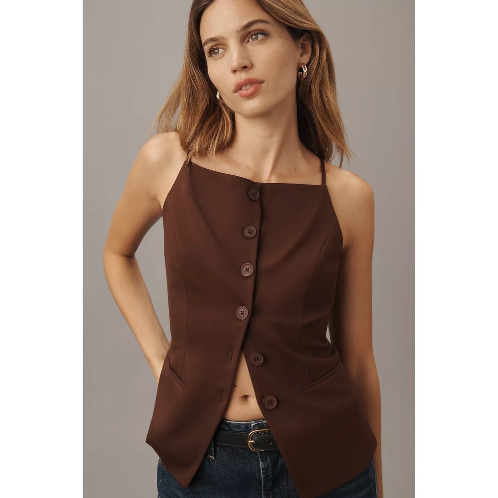 Anthropologie Sunday in Brooklyn Ponte Apron Vest Top XXS